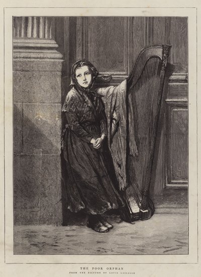 The Poor Orphan by Louis Simon Lassalle